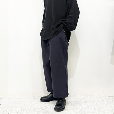VAINL ARCHIVE [ MIL-TROUSERS ] BLACK