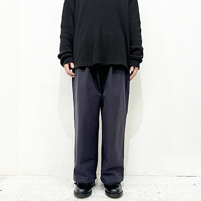 VAINL ARCHIVE [ MIL-TROUSERS ] BLACK