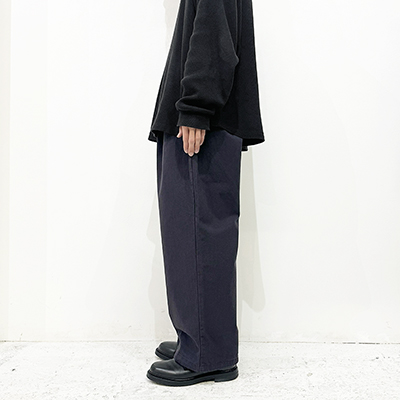 VAINL ARCHIVE [ MIL-TROUSERS ] BLACK
