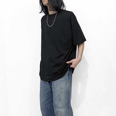 coupronde [ SHORT SLEEVE 6 ] BLACK