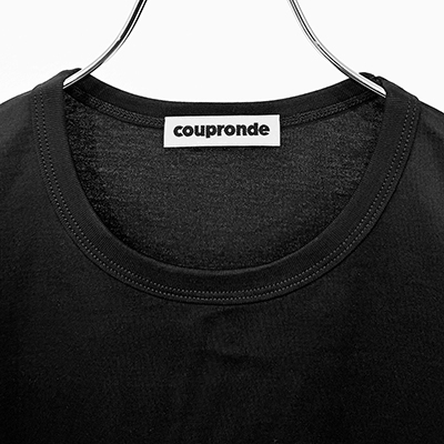 coupronde [ SHORT SLEEVE 6 ] BLACK