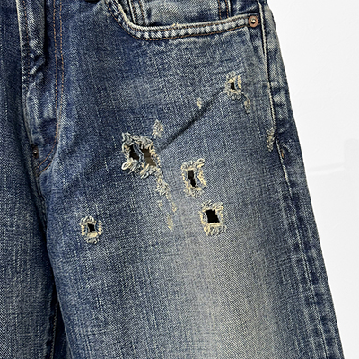 SUGARHILL [ FADED MODERN REGULAR TROUSERS ] FADED INDIGO