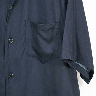 UNUSED [ US2315 (Short-sleeve open collar printed shirt) ] NAVY