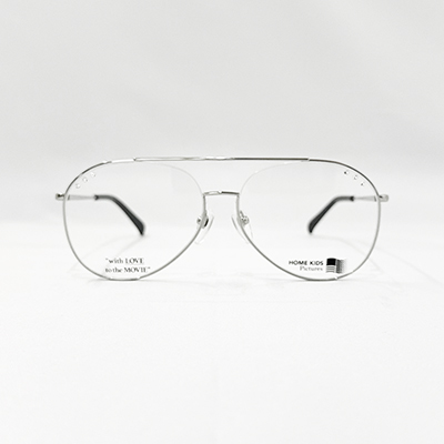 DAIRIKU [ Printed Vintage Sunglass ] Clear Attached Bijou