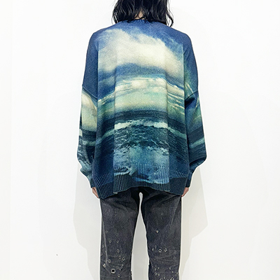 DAIRIKU [ "18SS" Photo Pullover Knit ] Night