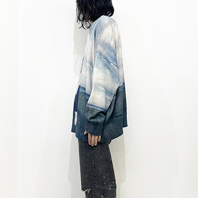 DAIRIKU [ "18SS" Photo Pullover Knit ] Morning