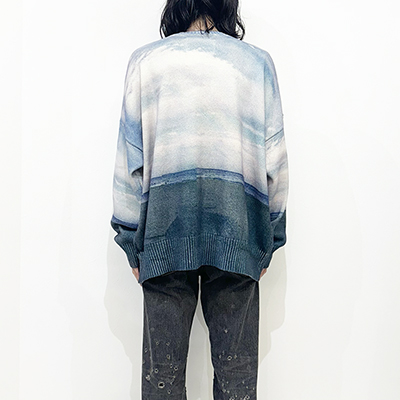 DAIRIKU [ "18SS" Photo Pullover Knit ] Morning