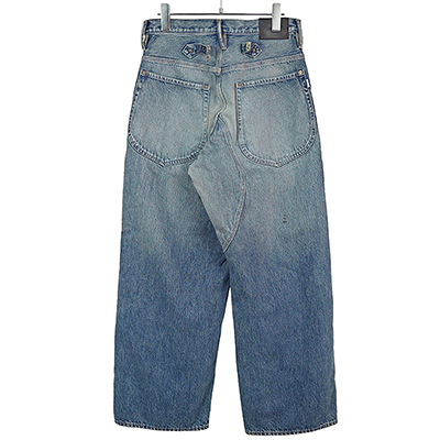 SUGARHILL [ FADED DOUBLE KNEE DENIM PANTS PRODUCTED BY UNUSED ]