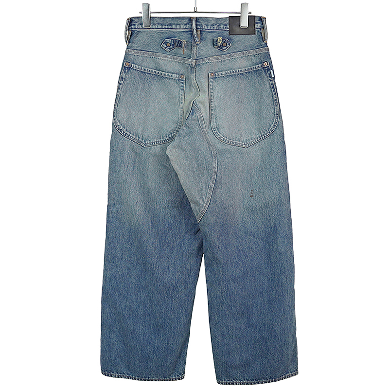 SUGARHILL [ FADED DOUBLE KNEE DENIM PANTS PRODUCTED BY UNUSED