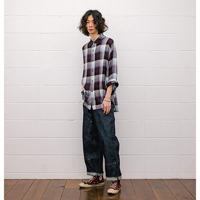 SUGARHILL [ RIGID DOUBLE KNEE DENIM PANTS PRODUCTED BY UNUSED ]