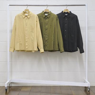 UNUSED [ US2405 (Pigment Dyeing long sleeve shirt) ] OLIVE