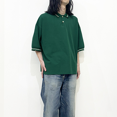 refomed [ OLD MAN POLO ] GREEN
