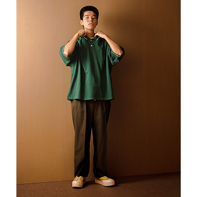 refomed [ OLD MAN POLO ] GREEN