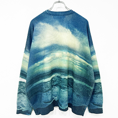DAIRIKU [ "18SS" Photo Pullover Knit ] Night