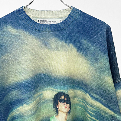 DAIRIKU [ "18SS" Photo Pullover Knit ] Night