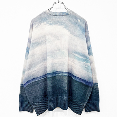 DAIRIKU [ "18SS" Photo Pullover Knit ] Morning