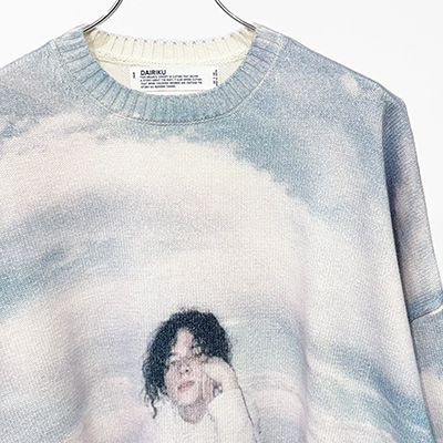 DAIRIKU [ "18SS" Photo Pullover Knit ] Morning