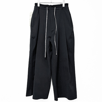 SHINYAKOZUKA [ KNITTED BAGGY ] BLACK