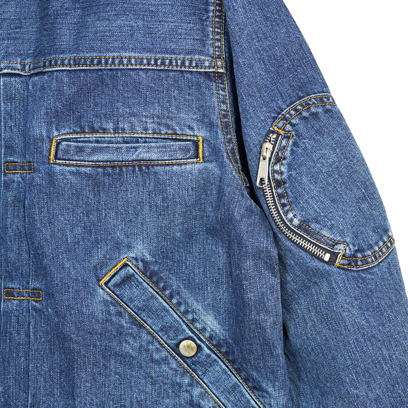 MATSUFUJI [ Stone Bio Wash Denim Jacket ] BLUE | ロイド・エフ 