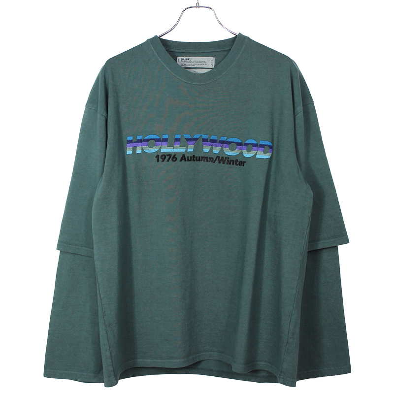 今季はDAIRIKU 20aw HOLLY WOOD Layered t-shirt