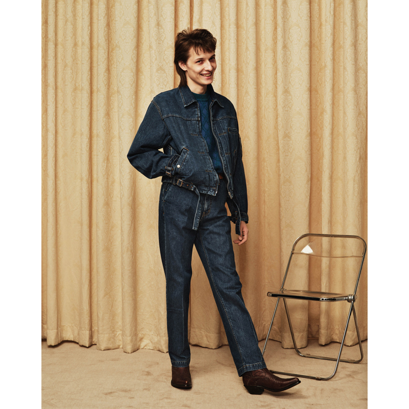 MATSUFUJI [ Stone Bio Wash Denim Jacket ] BLUE | ロイド・エフ