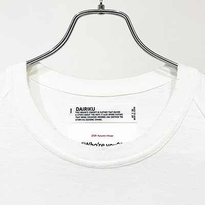 DAIRIKU [ Rule Raglan Tee ] White
