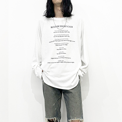 DAIRIKU [ Rule Raglan Tee ] White