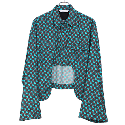 Sasquatchfabrix. [ 50's BOLERO SHIRT ] BLACK×GREEN