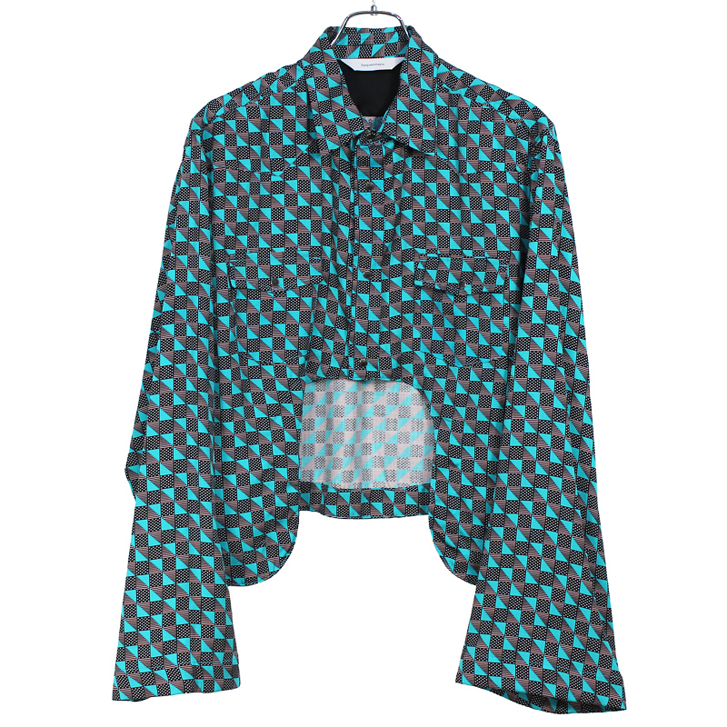 Sasquatchfabrix. [ 50's BOLERO SHIRT ] BLACK×GREEN | ロイド・エフ