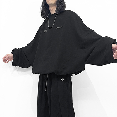 SHINYAKOZUKA [ ORDINARY GIANT CREW ] BLACK