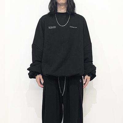 SHINYAKOZUKA [ ORDINARY GIANT CREW ] BLACK