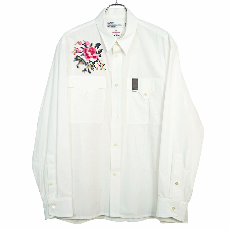 dairiku The our 別注 Flower Cross Em Shirt