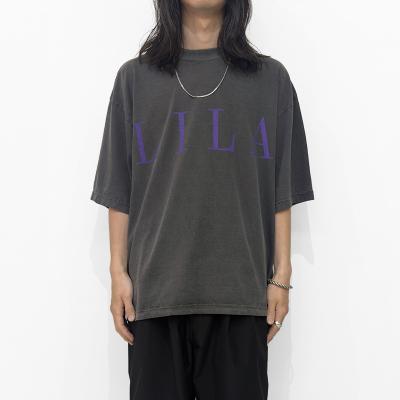 ESSAY [ PIGMENT DROPSHOULDER T-SHIRT (MTS-1) ] LILA