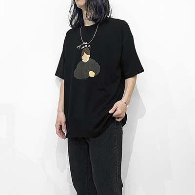 COTTON PAN [ ロン ] BLACK