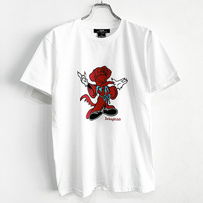 ESSAY [ WHITE PRINT T-SHIRT (TS-3) ] DARK NIGHT