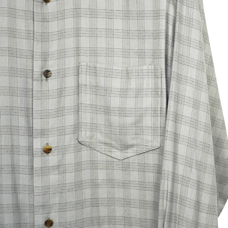 MATSUFUJI [ Flannel Check Utility Oversize Shirt ] BEIGE | ロイド