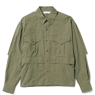 Sasquatchfabrix. [ UTILITY VENTILATION SHIRT ] OLIVE