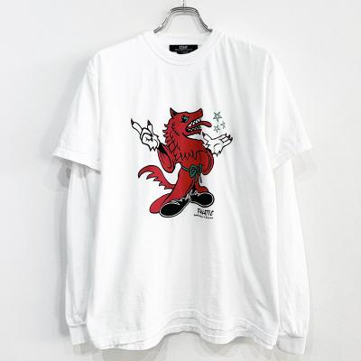 ESSAY [ LAYERED OVERSIZE LONG T-SHIRT (TS-2) ] FANATIC