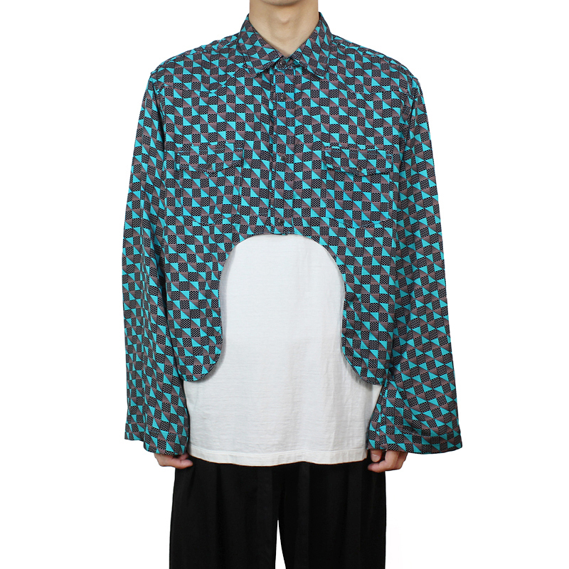 Sasquatchfabrix. [ 50's BOLERO SHIRT ] BLACK×GREEN | ロイド・エフ