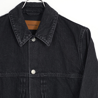 MATSUFUJI [ Denim Chore Jacket ] BLACK