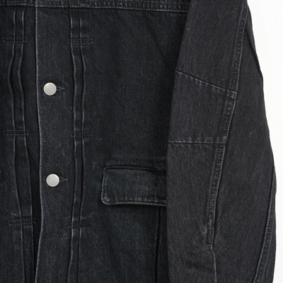 MATSUFUJI [ Denim Chore Jacket ] BLACK