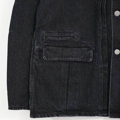 MATSUFUJI [ Denim Chore Jacket ] BLACK