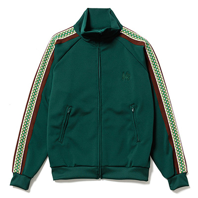 Sasquatchfabrix. [ LACE TAPE TRACK JACKET ] DARK GREEN