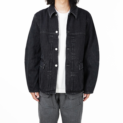 MATSUFUJI [ Denim Chore Jacket ] BLACK