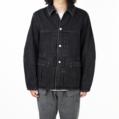 MATSUFUJI [ Denim Chore Jacket ] BLACK