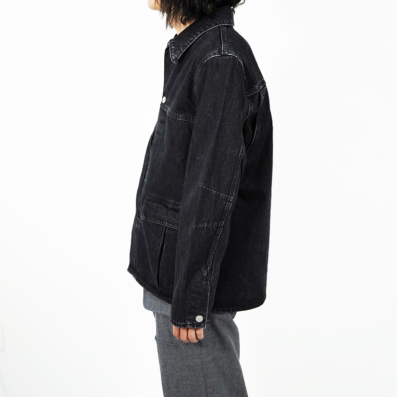 MATSUFUJI [ Denim Chore Jacket ] BLACK