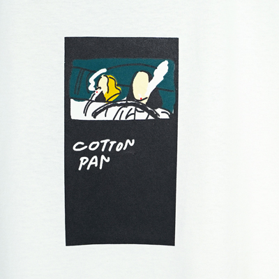 COTTON PAN [ 私の生きる道 ] WHITE