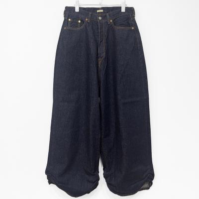 refomed [ FRESH MAN DENIM WIDE PANTS by EDWIN "OW" ] INDIGO