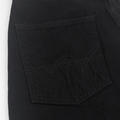 refomed [ FRESH MAN DENIM WIDE PANTS by EDWIN "OW" ] BLACK