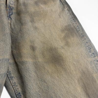 refomed [ FRESH MAN DENIM WIDE PANTS by EDWIN "USED" ] INDIGO